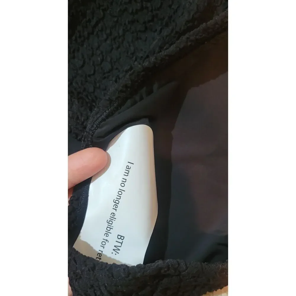 NWT Andie Swim Bikini Bottom Textured Black Size XL Retail $64